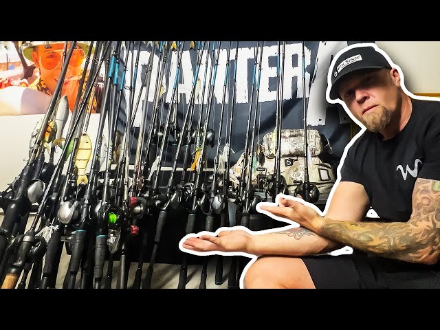 My Complete Fishing Rod & Reel Arsenal |Ultimate Bass Gear Collection