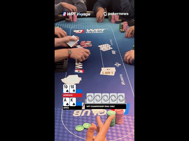 FINAL TABLE FIRST HAND BUSTOUT! | #shorts