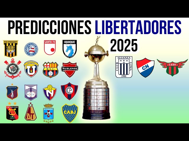 😮PREDICCIONES DE LA COPA LIBERTADORES 2025 | FASES PREVIAS 🏆