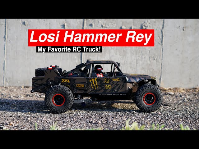 Losi Hammer Rey ULTRA4 Action: High-Speed Off-Road Adventure!