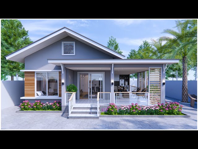 Small House Design | 9m x 9m with 3Bedrooms (Lovely house)