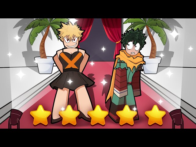 Bakugo is a... GIRL?? [Roblox Dress to Impress]