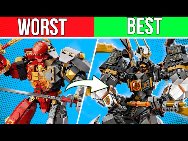 Ranking EVERY LEGO Ninjago Mech | (Worst to Best!)