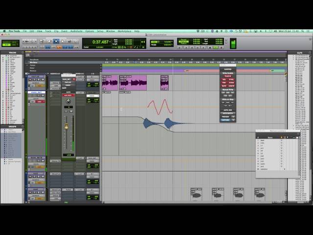 Pro Tools HD Coalesce Trim Automation after every pass