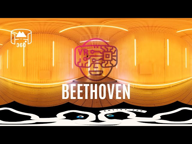 360°.Moonlight Sonata (by Beethoven) - Beethoven in 360 Degree Video (Led light show screen)