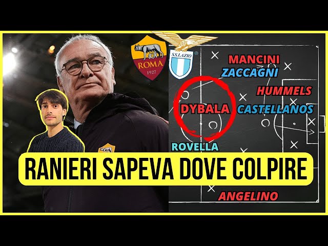 COME LA ROMA HA VINTO IL DERBY SEGNANDO DUE GOL IDENTICI | Con Lavagna Tattica