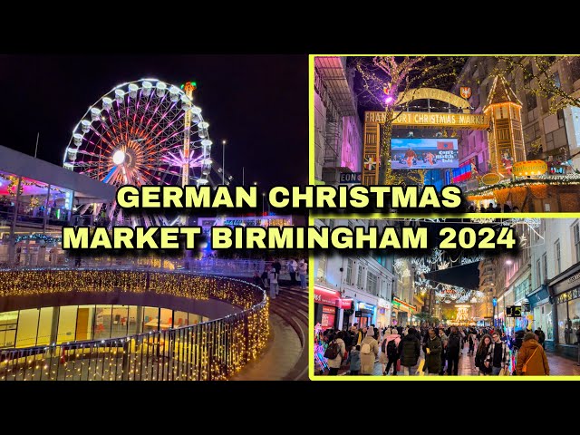 BIRMINGHAM CHRISTMAS MARKET 2024 |  German Christmas Market 2024 | Frankfurt Christmas Market 2024