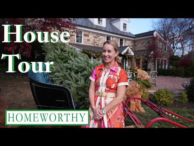 CHRISTMAS HOME TOUR | An Old-World Stone Cottage Filled with Holiday Decor