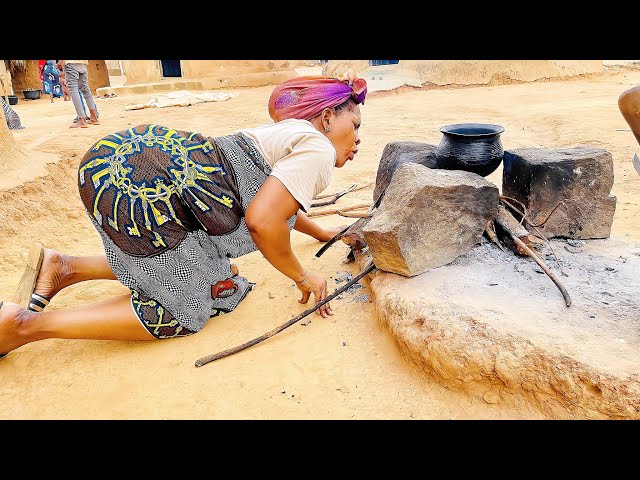 Traditional Primitive Life in an African Village #cooking || Rural Life