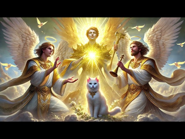 528 Hz & Cat Dog Healing Heaven | Healing Music For Animals | Angelic Frequency I Love & Protection