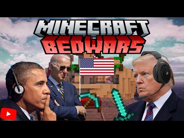 US Presidents Play Minecraft Bedwars & Have an Intense Argument