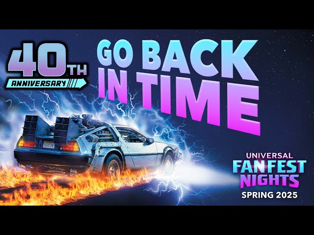 WOW! Back to the Future celebrates the 40th Anniversary in 2025!