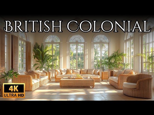 British Colonial Living Rooms: Luxurious Design Ideas and Inspirations