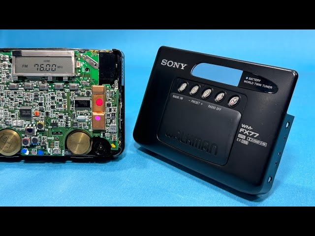 SONY WM-fX77 Walkman Radio Cassette Player Maintenance Repair Restoration