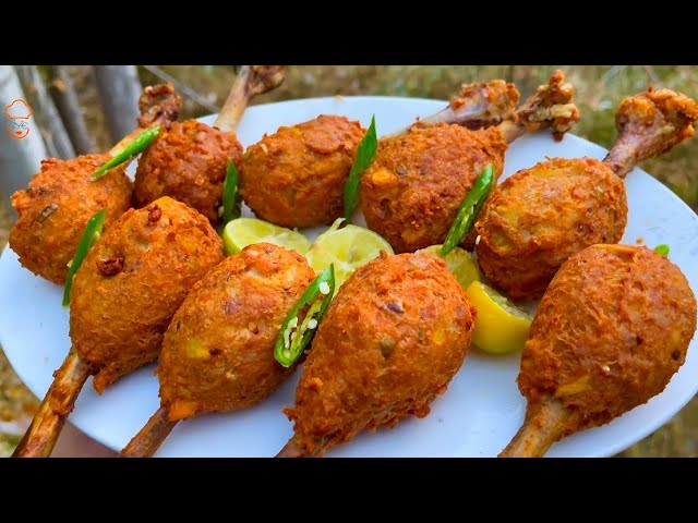 Chicken Lollipops are Easy to Cook in Wild | A Family Outdoor Cooking