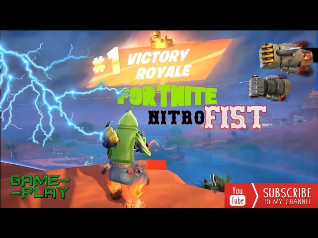 Insane Nitro Fist Action in Fortnite Gameplay! #fortnitebattleroyale #subscribeformore