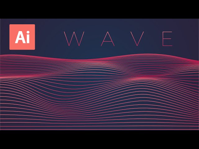 Dynamic Line Wave | Adobe Illustrator Tutorial