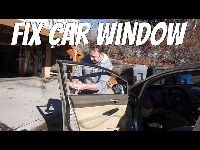 How to fix a car window that automatically goes up then down halfway (Honda Civic)