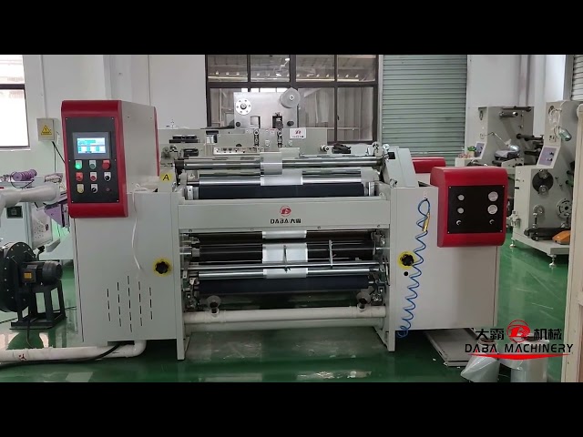 DBFQ-1300 Paper Central Drum Type aluminum foil Kraft Paper Slitting and rewinding Machine