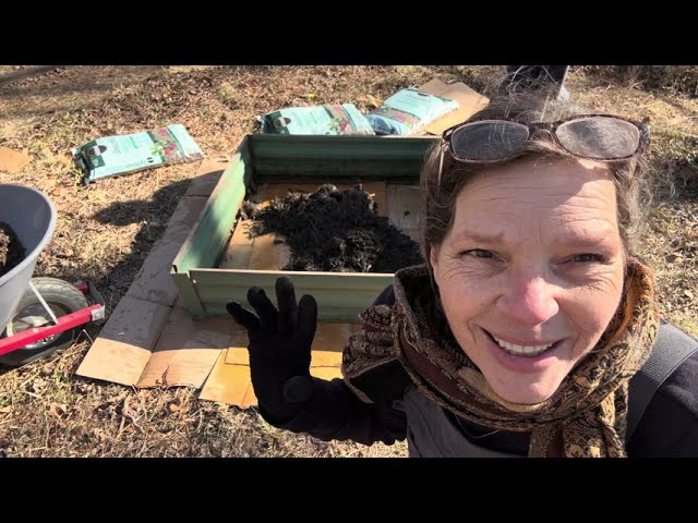 Raised Beds in January? My Winter Garden starts now:  No More Weeds!! #garden