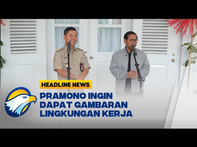 [HEADLINE NEWS, 04/02] Pramono Anung Kunjungi Balai Kota