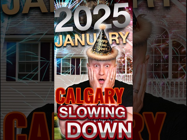 Slowing Down? | Calgary January 2025 Real Estate Market Update #calgaryrealestate