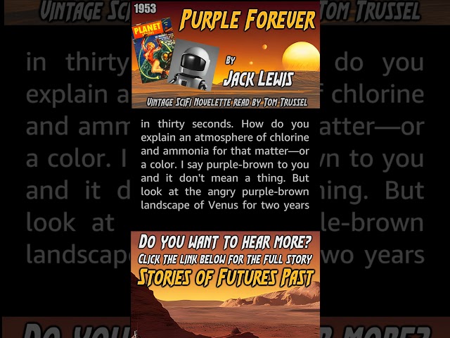 Purple Forever by Jack Lewis excerpt #readaloud #sleepstory #audiobook #sciencefiction