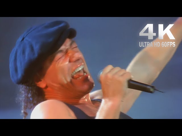 AC/DC - "Back in Black" [Donington '91] | Remastered 4K 50FPS