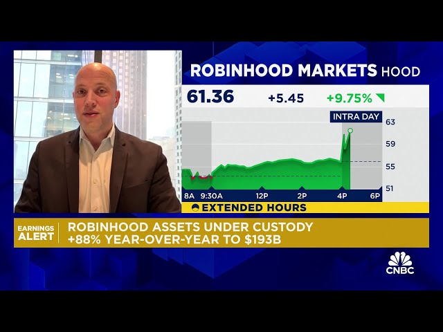 Robinhood shares pop on Q4 earnings