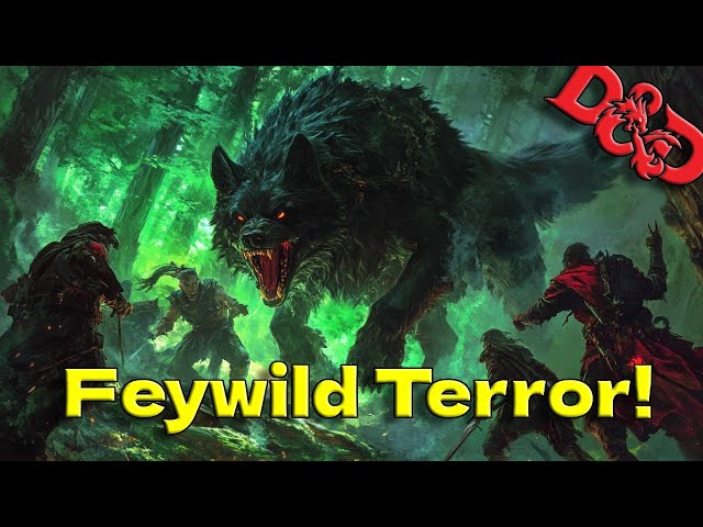 Dire Worg: The Apex Predator of the Feywild | D&D 5e Monster Guide