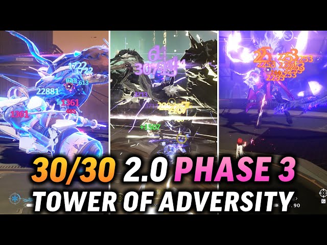 30/30 Tower of Adversity 2.0 Phase 3 Guide (POTENIAL BUFFS FOR PHOEBE AND BRANT) | Wuthering Waves