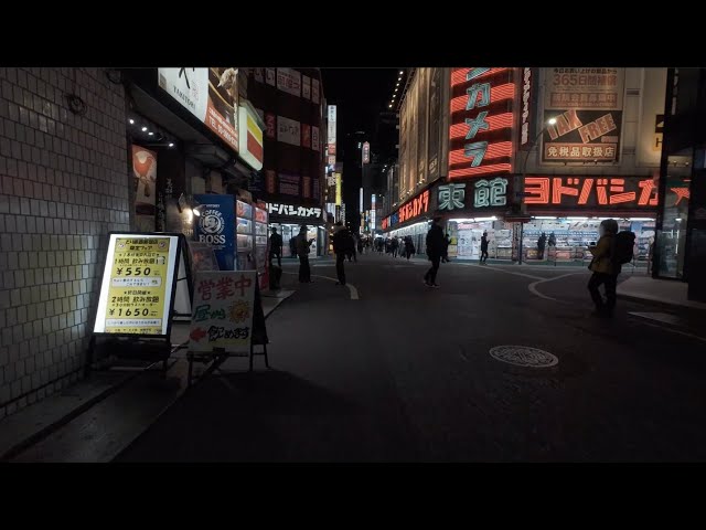 Shinjuku walking around | A city walk for meditation