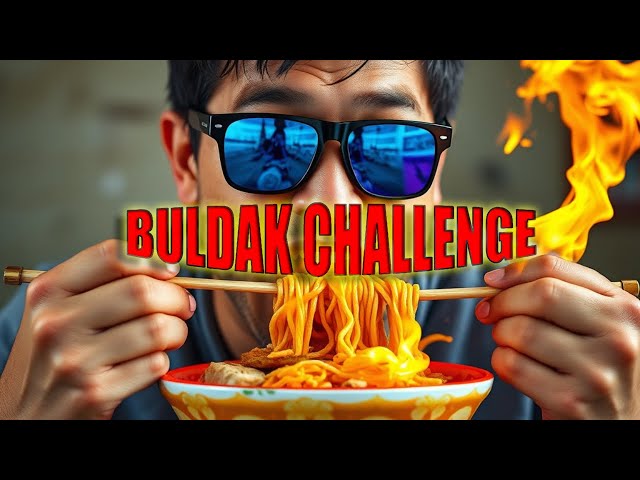 Buldak SPICY NOODLE Challenge #toohottohandle