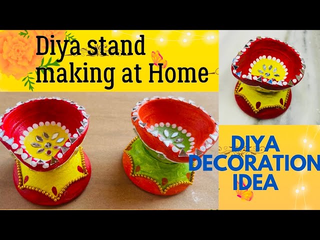 Diwali Diya Decoration ideas/Diwali Decorations ideas/DIY diya decorations ideas#diwali#diy