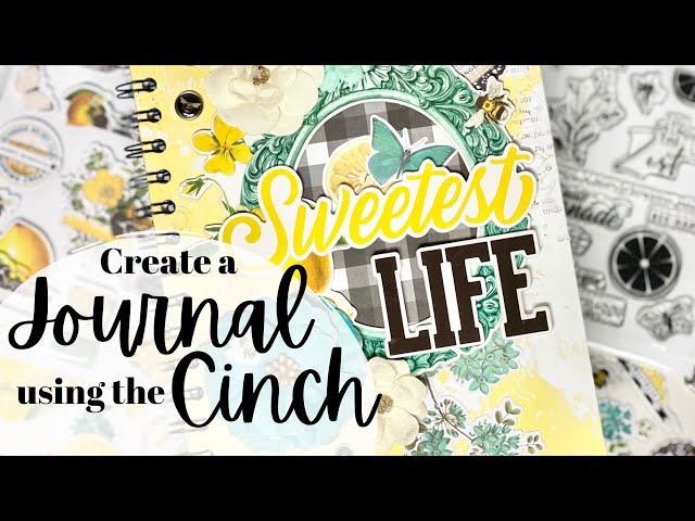 Let's Make a Journal Using The @WeR_Makers  Cinch!