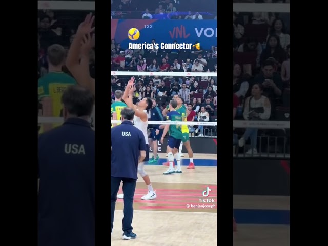 #volleyball #vnl #volleyballworld America's Connector🏐🫡