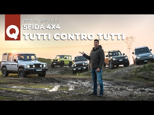 4X4 FEST: GRENADIER vs JIMNY vs BRONCO vs DEFENDER vs WRANGLER. Qual è il migliore?