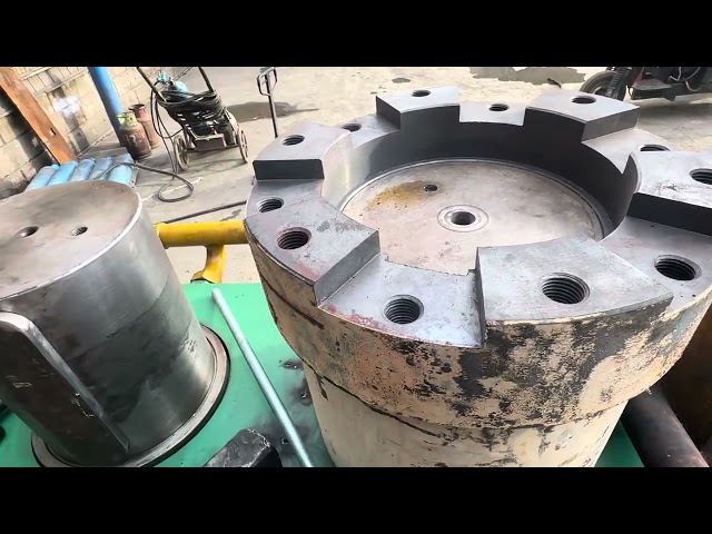 Rolling mill gearbox assembly work part 2