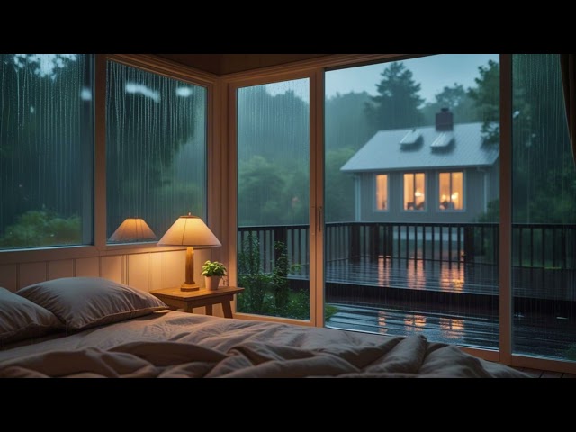 Smooth Jazz Music for Calm, Relax Fall Cozy Room on Rainy Day