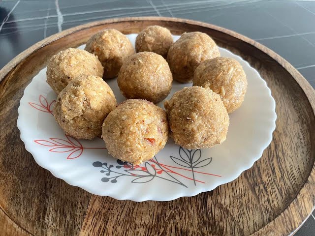 Atta Ladoo recipe | Easy Aata laddu Recipe with Dry Fruits at home #attaladdu #healthysnacksforkids