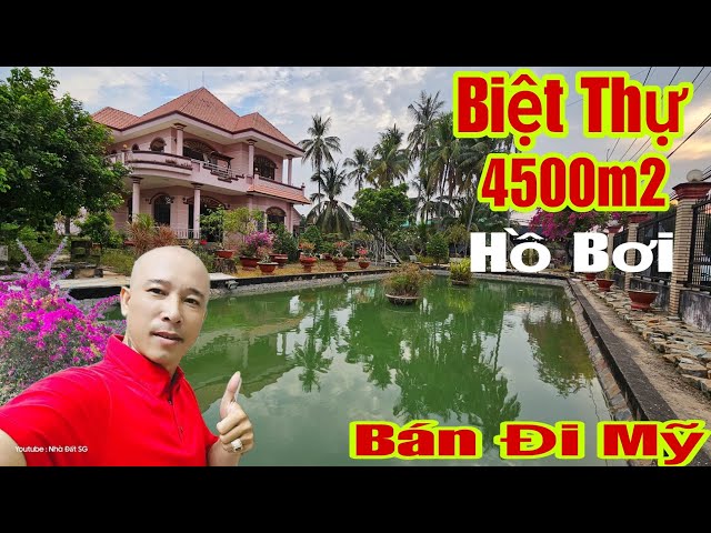 🛑Bán Biệt Thự | 4500m2 Mặt Tiền TL7 Việt Kiều Mỹ Cần Bán Định Cư - Giảm 10 Tỷ Gần Chợ Trường Học