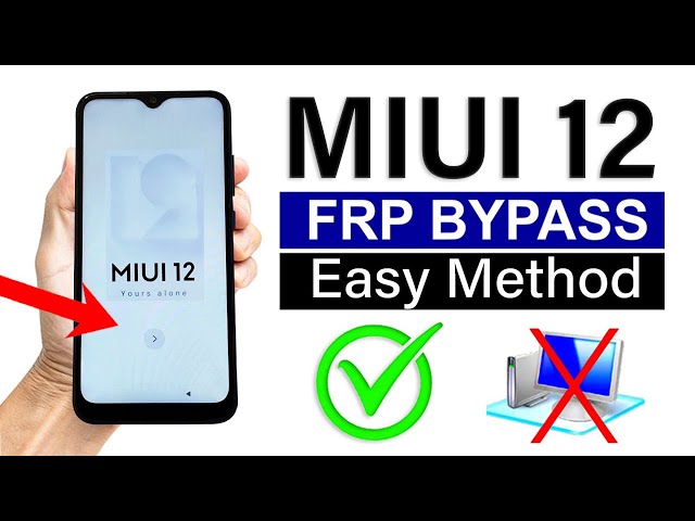 All Xiaomi MIUI 12 : Google/ FRP Bypass (without pc) 2025 (New Easy Method)