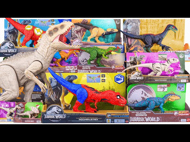 Jurassic World Unboxing Review | Dinosaur Mystery Box , TRex Pack, Elasmosaurus, Velociraptor | ASMR