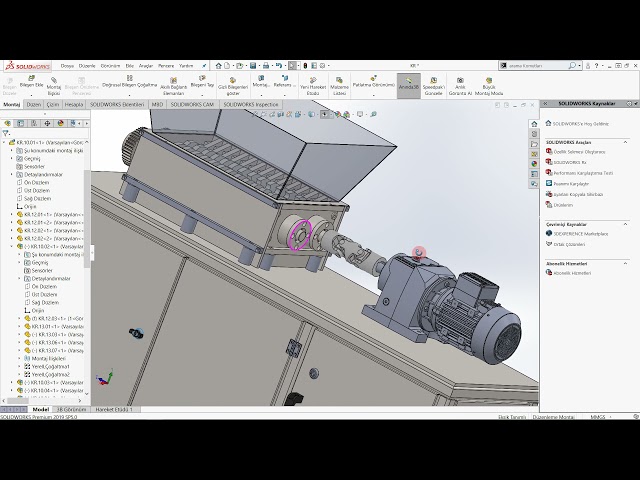 Talaşlı İmalat Malzeme Listesi / SolidWorks ile Kırıcı Makinesi Tasarım Eğitimi #82