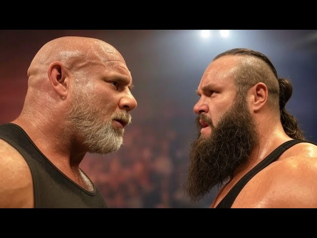 BRAUN STROWMAN VS GOLDBERG WrestleMania