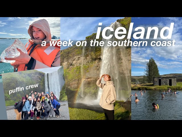 ICELAND VLOG 🇮🇸 reykjavik, the secret lagoon, puffins, glacier hike, the golden circle, cat cafes