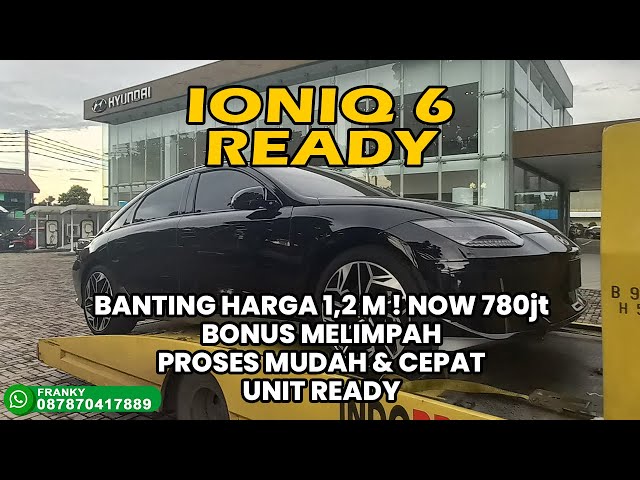 Hyundai IONIQ 6 Indonesia ‼️Banting Harga Dari 1,2M Jadi 780JT ‼️Eks KTT #ioniq6 #hyundaiioniq6