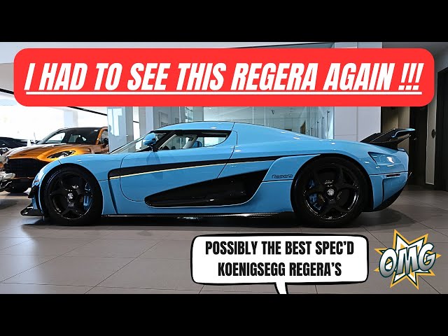 THE MOST BEAUTIFUL KOENIGSEGG REGERA EVER BUILT: A MULTI MILLION $ AUTMOTIVE ENGINEERING MARVEL !!!