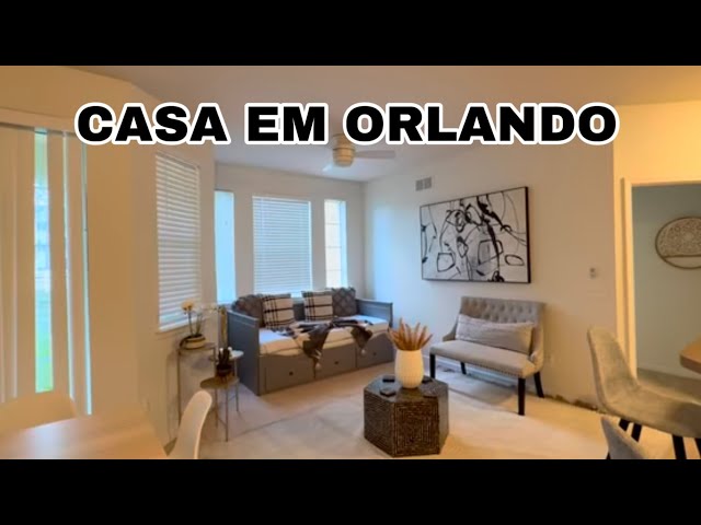 TOUR PELA CASA QUE FICAMOS EM ORLANDO/DAVENPORT