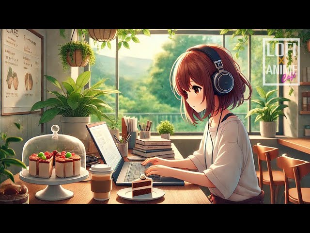 Weekend Work & Lofi Tunes 🖥️🎧 - Peaceful Café Atmosphere